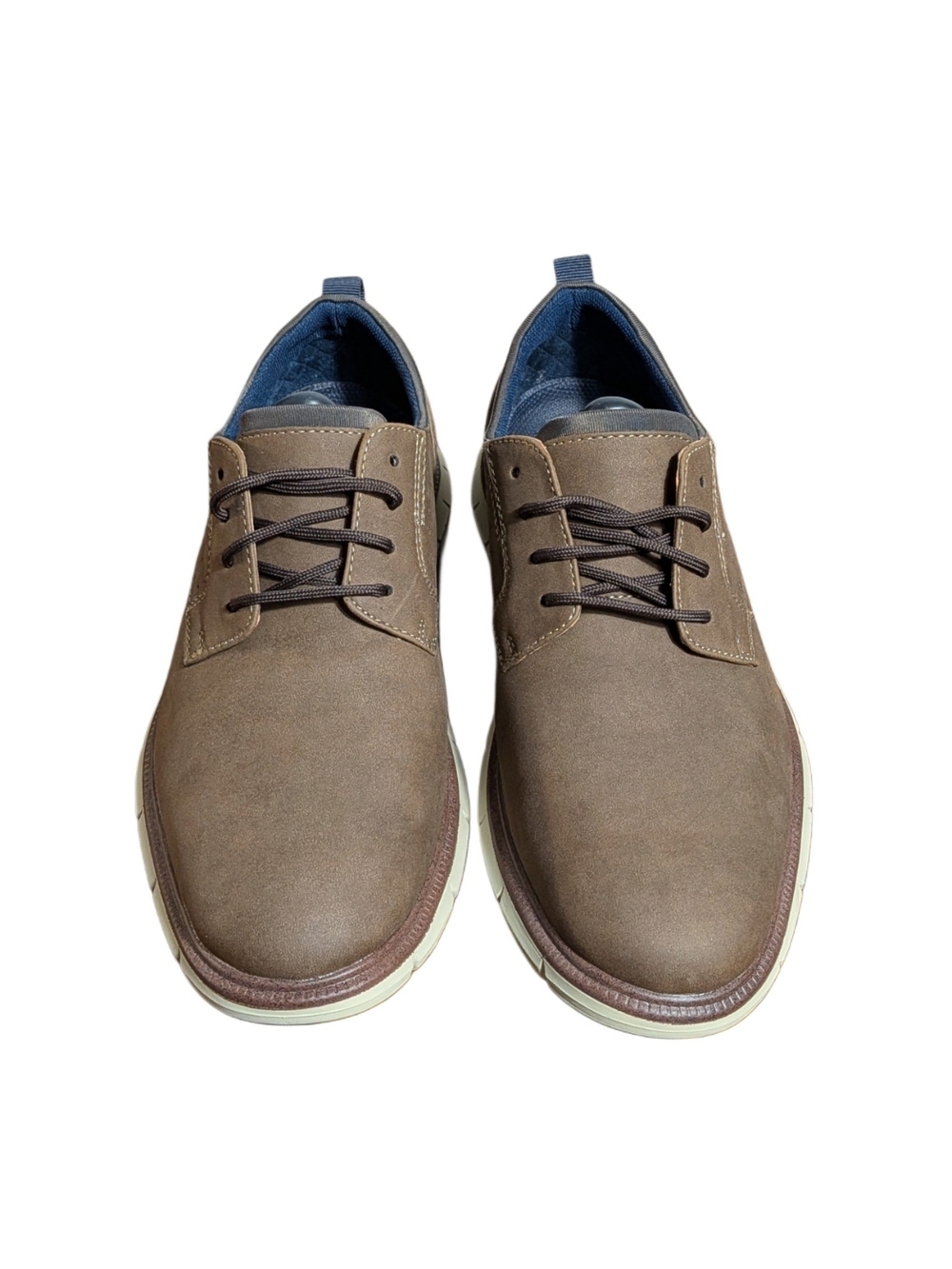 Dockers Mens 8M Brown Casual Oxford Shoes Lace Up Comfort New No Box